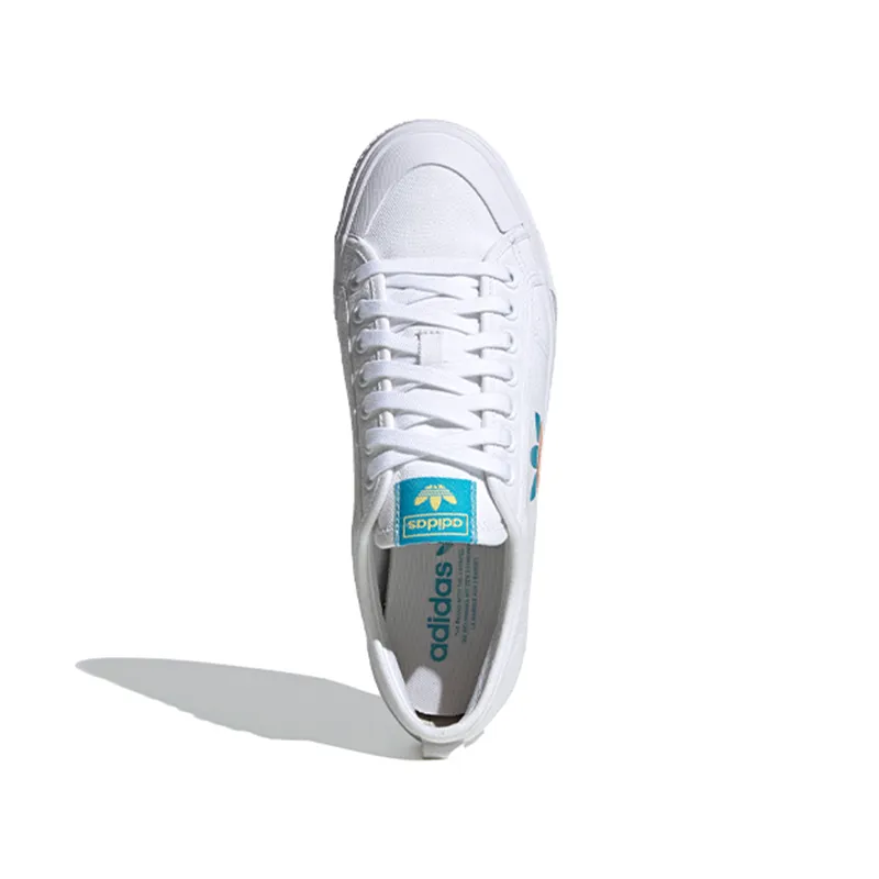 Adidas Originals Nizza Trefoil 'White Blue'-4