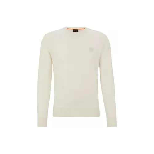 HUGO BOSS Cashmere Sweaters Men White