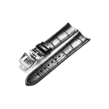 ZHISHENG Jaeger Compatibility Watch Band Interface Width 18 22mm Genuine Leather Material