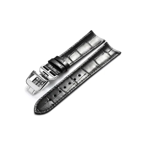 ZHISHENG Jaeger Compatibility Watch Band Interface Width 18 22mm Genuine Leather Material