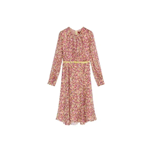 MaxMara Long-Sleeved Dresses Women's Pink