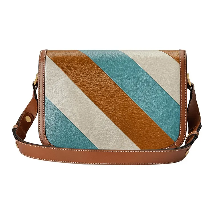 GUCCI Horsebit 1955 Leather Saddle Bag, Crossbody Bag, Shoulder Bag Women's-4