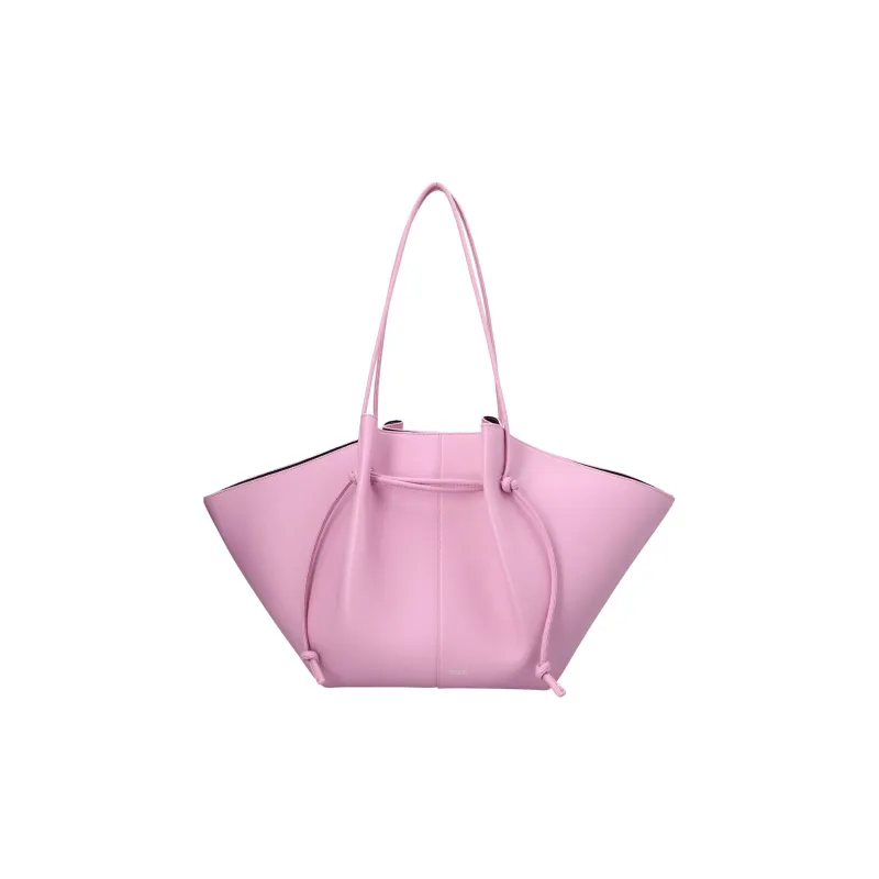 YUZEFI Calfskin Tote Bag, Shopping Bag, Shoulder Bag, Handbag Tubas Women's Pink-0