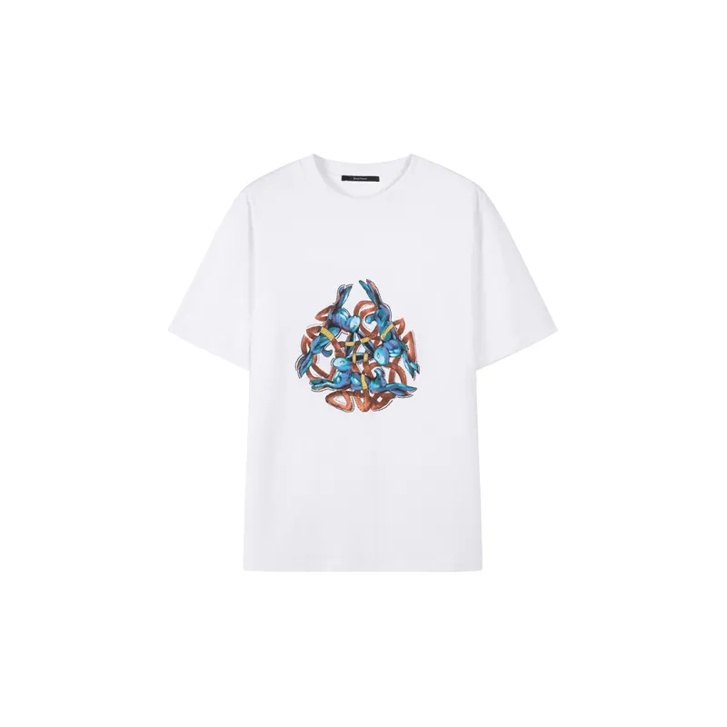 DAVID NAMAN T Shirts Men White-0