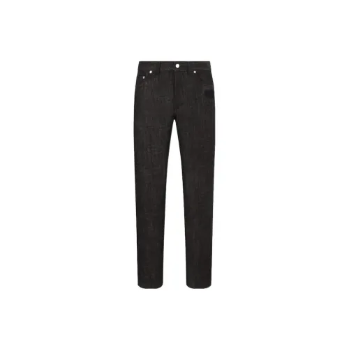 DIOR Jeans Men Charcoal Gray