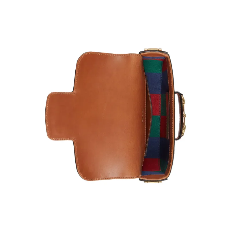 GUCCI Horsebit 1955 Canvas Saddle Bag, Crossbody Bag, Shoulder Bag Women's-8