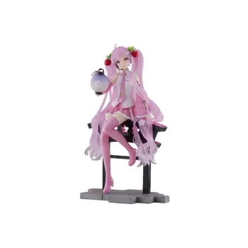 TAITO Hatsune Miku Amp+Vocaloid Sakura Future Lantern Ver. Bonus Gifts 23cm