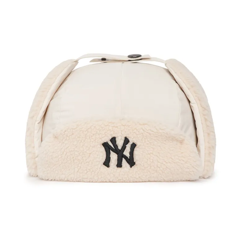 MLB Polyester Trapper Hats Kids' Beige-0