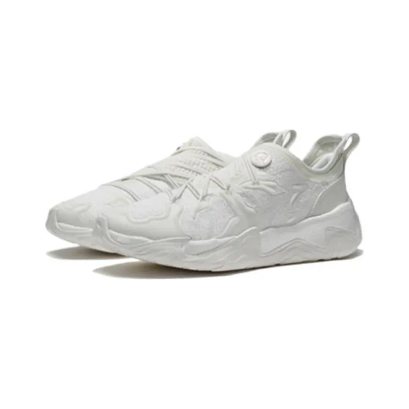 LiNing Jackie Chan Collection Low Top Sports Casual Shoes Men's Champagne White-2