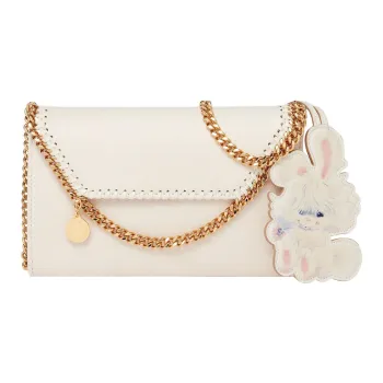 Stella McCartney Falabella Polyurethane Crossbody Bag, Shoulder Bag Mini Women's White