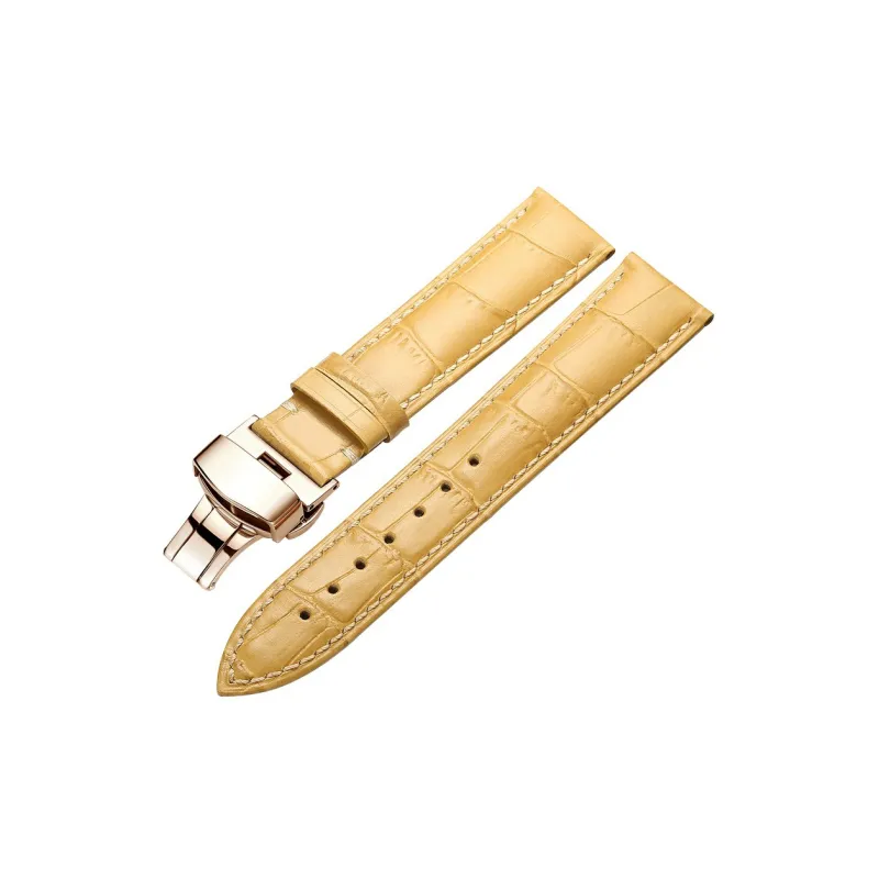 ZHISHENG Tissot, Longines, Citizen DW Compatibility Watch Band 12 22mm Interface Width Genuine Leather Material-7