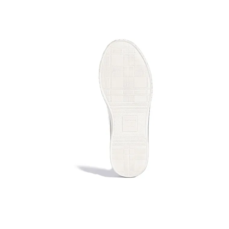 THOM BROWNE Stripe Trimmed Low Top Sneakers-3