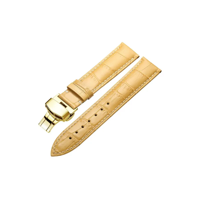 ZHISHENG Tissot, Longines, Citizen DW Compatibility Watch Band 12 22mm Interface Width Genuine Leather Material-8