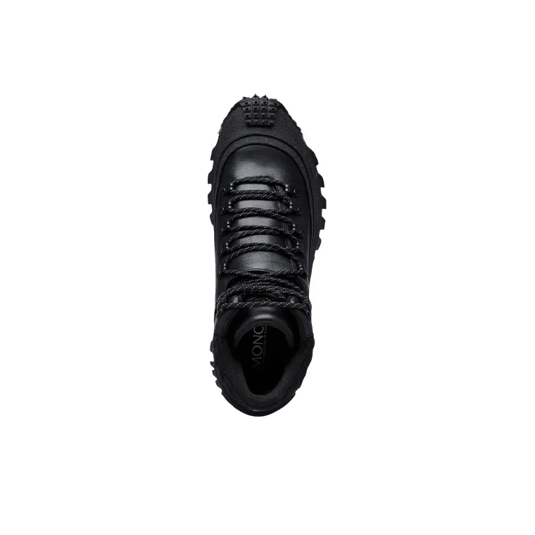 Moncler Trailgrip Gt High Top Sports Casual Shoes Men's Black-3