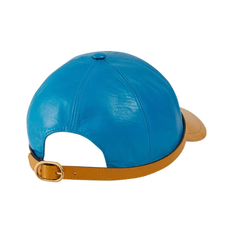 GUCCI Leather Baseball Caps Women's-2