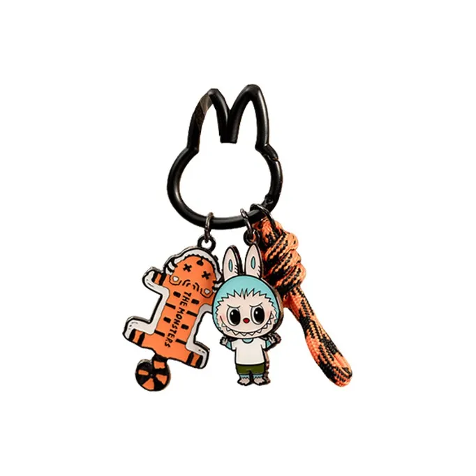 POP MART LABUBU Elf Home Collection Keychain Pendant Blind Box Products Single Blind Box/whole Box 9 Pcs-1