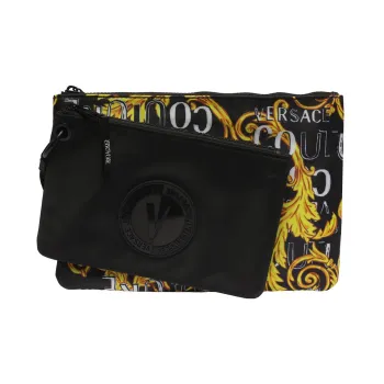 VERSACE JEANS COUTURE Polyester Clutch Men's Black
