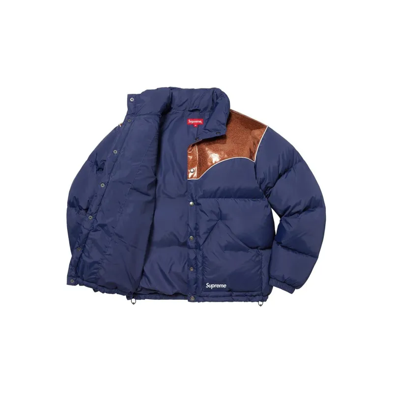 Supreme Glitter Yoke Down Puffer Jacket-7