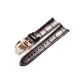 Rose Gold Buckle Brown Leather