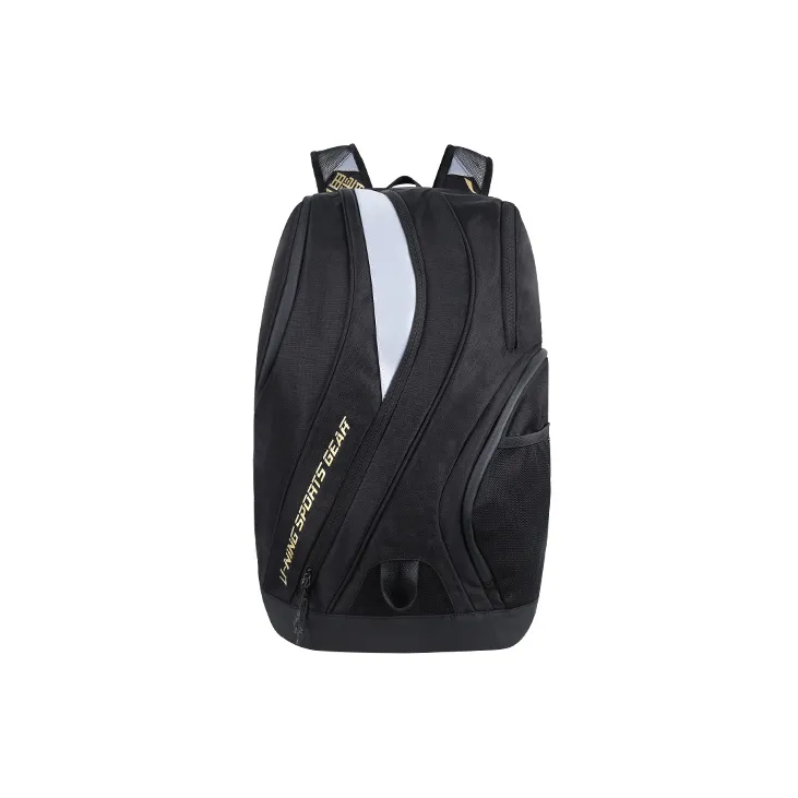 LiNing Polyester Backpack Medium Size Men's Black-0
