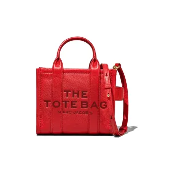 MARC JACOBS Full Grain Leather Tote Bag Shopping Bag Handbag Shoulder Bag Crossbody Bag Extra Mini Women's Red