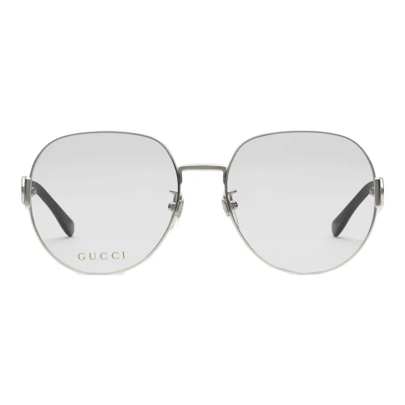 GUCCI Eyeglass Frames Women's Silver-0