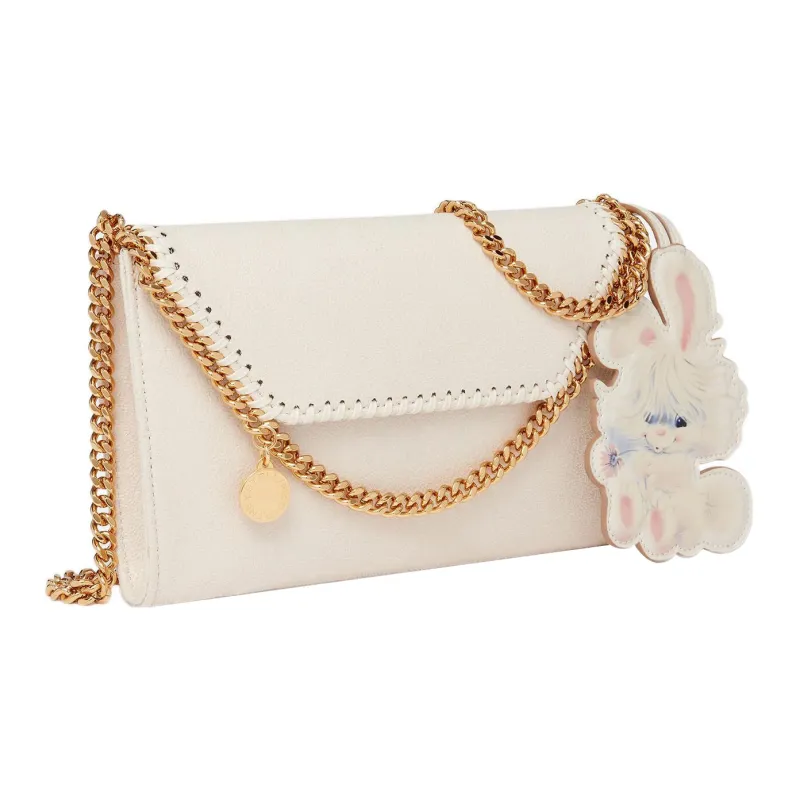 Stella McCartney Falabella Polyurethane Crossbody Bag, Shoulder Bag Mini Women's White-1