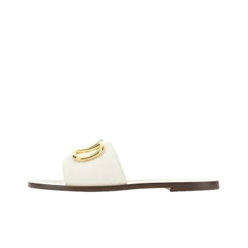 Valentino Slide Slippers Women's White