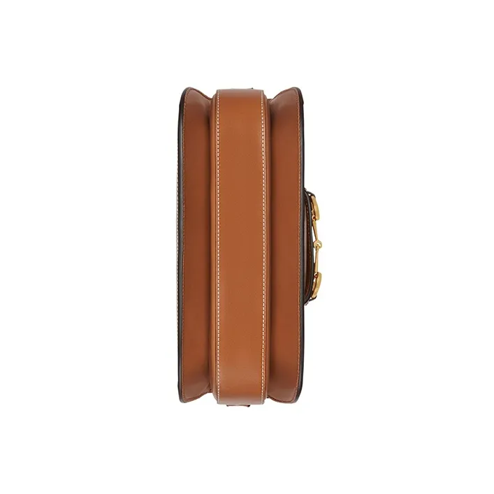 GUCCI Horsebit 1955 Leather Saddle Bag, Crossbody Bag, Shoulder Bag Women's-5