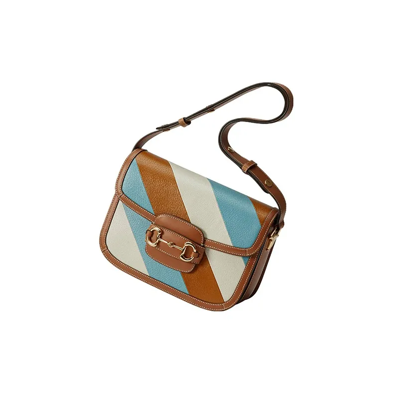 GUCCI Horsebit 1955 Leather Saddle Bag, Crossbody Bag, Shoulder Bag Women's-1