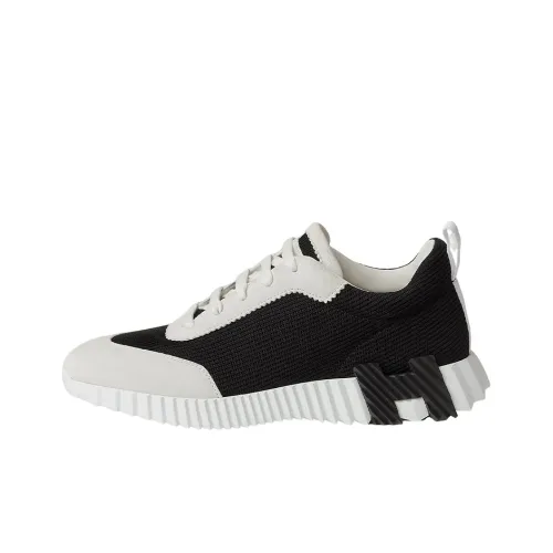 HERMES Bouncing Sneakers Noir Blanc