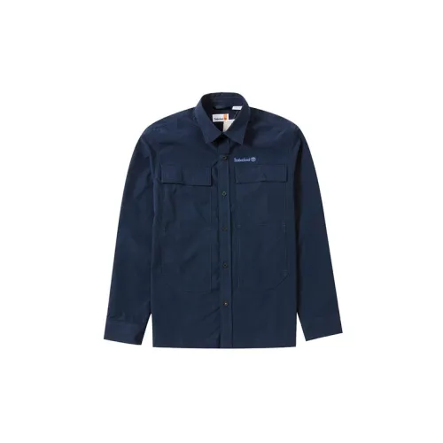 Timberland Shirts Men Dark Blue