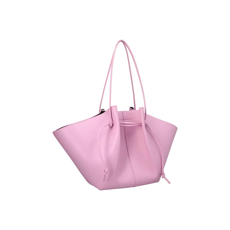 YUZEFI Calfskin Tote Bag, Shopping Bag, Shoulder Bag, Handbag Tubas Women's Pink-1