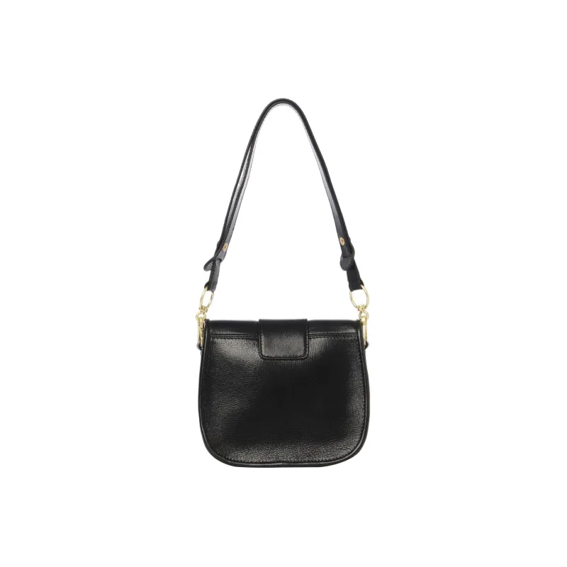 See By Chloe Shiny Grained Goatskin Crossbody Bag Shoulder Bag Women's Black-1
