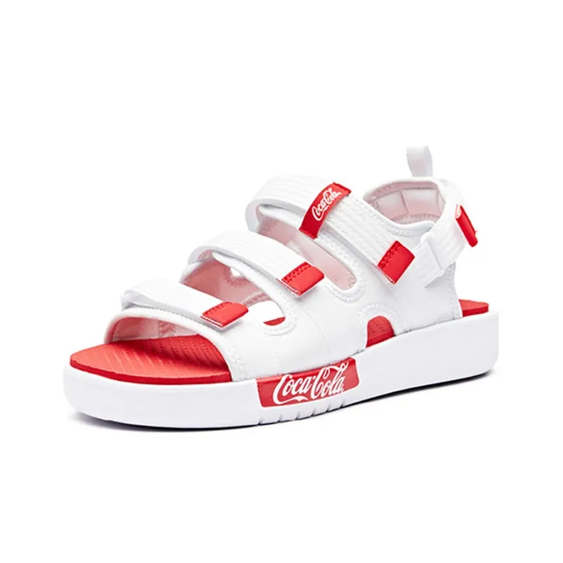 ANTA Beach Sandals Men White/Red-2