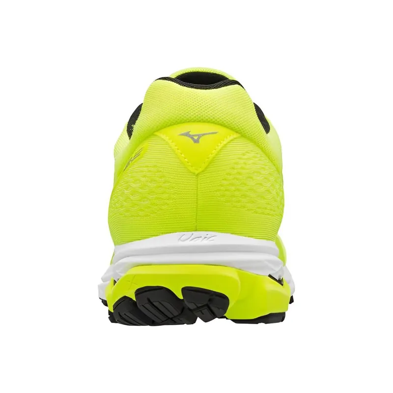 Mizuno Wave Rider 22 Anti-Slip Wear-Resistant Low-Top Running Shoes Men's Neon Yellow White-3