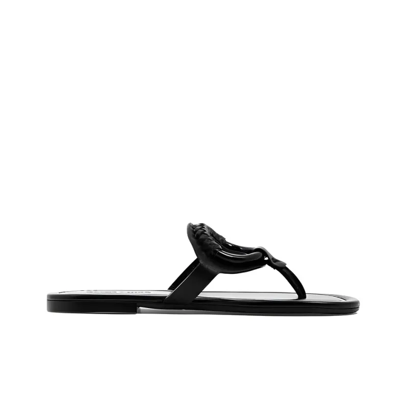See By Chloé Leather Braided-detail Flip Flops-1