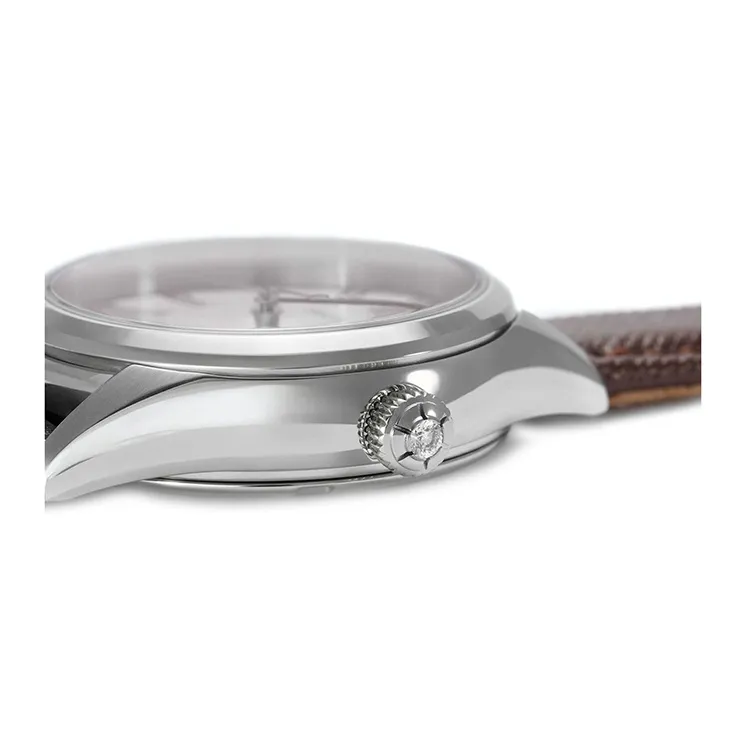 SEIKO Automatic Mechanical Movement Cowhide Strap Watch Women's Watch White Dial SPB233J1-2