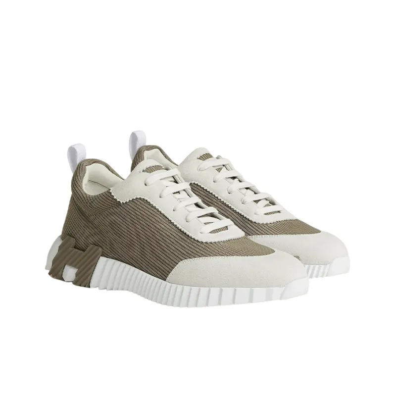 HERMES Bouncing Low Top Sports Casual Shoes Men's Elephant Gray-2