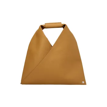 MM6 Maison Margiela Cow Leather Handbag Women's Light Umber