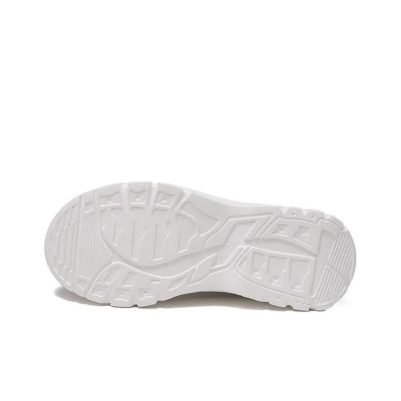 Valentino Breathable Low Top Sports Casual Shoes Women's Silver-5