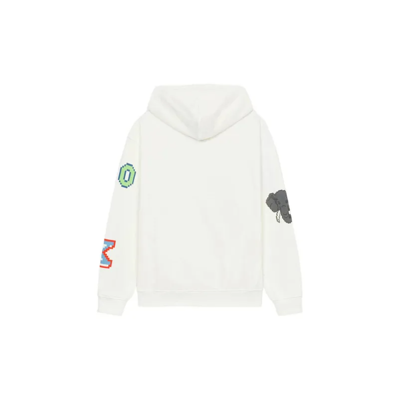 KENZO Pixel Hoodie 'Off White'-1