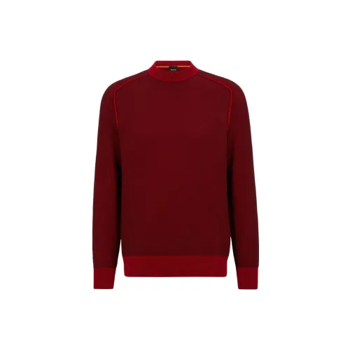 HUGO BOSS Sweaters Men Red