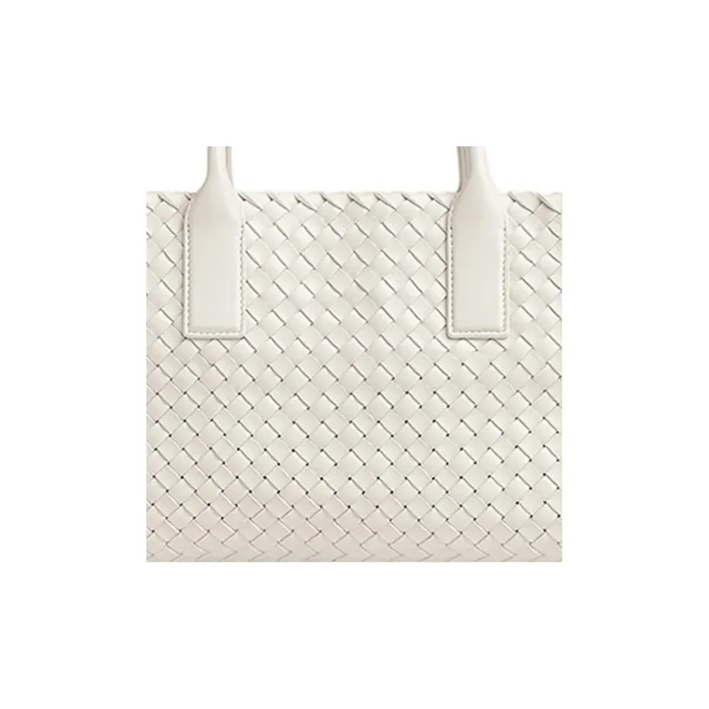 Bottega Veneta CABAT Lambskin Tote Bag, Shopping Bag, Handbag, Shoulder Bag Trumpets Women's White-4