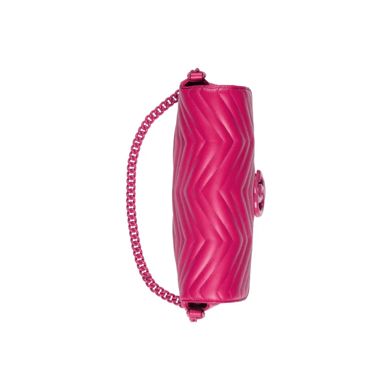 GUCCI GG Marmont Leather Crossbody Bag Shoulder Bag Women's Pink-6