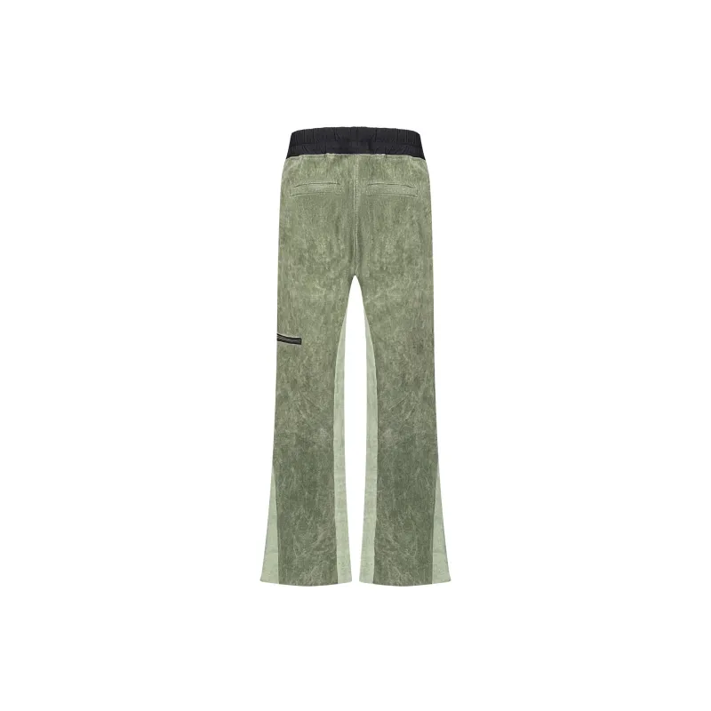 Askyurself Casual Pants Unisex Army Green-1