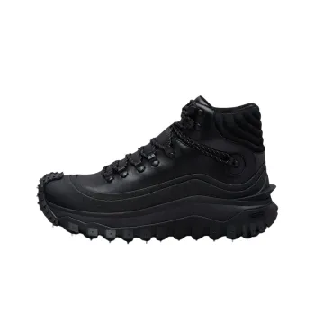 Moncler Trailgrip Gt High Top Sports Casual Shoes Men's Black