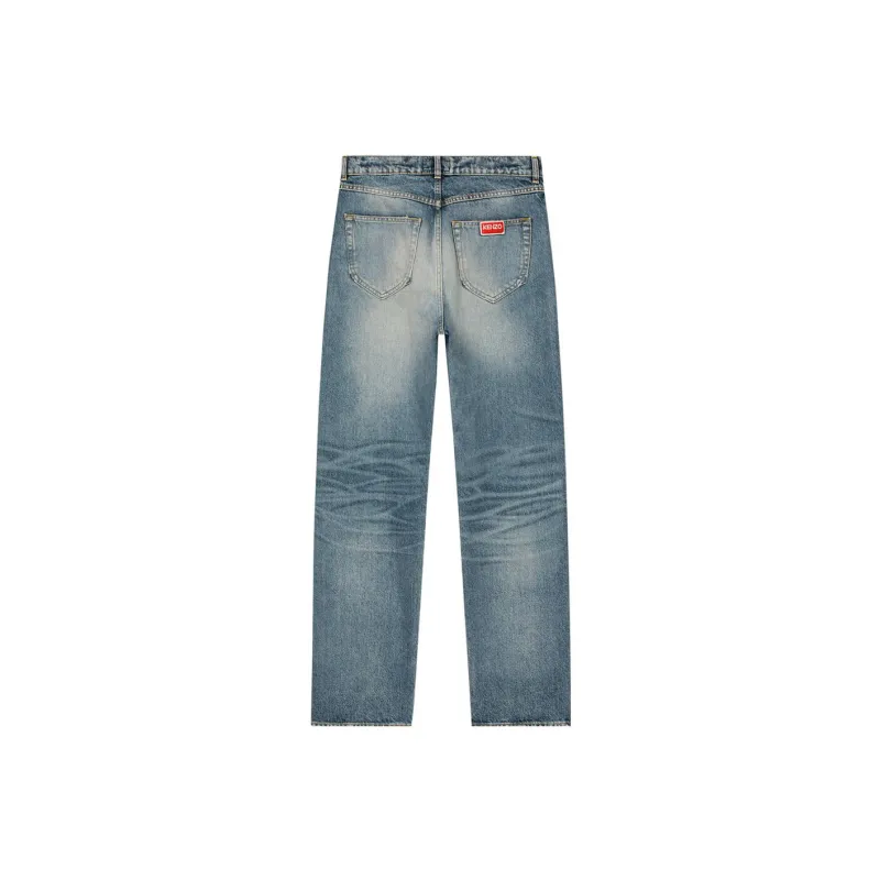 KENZO Asagao Straight Leg Jeans-1
