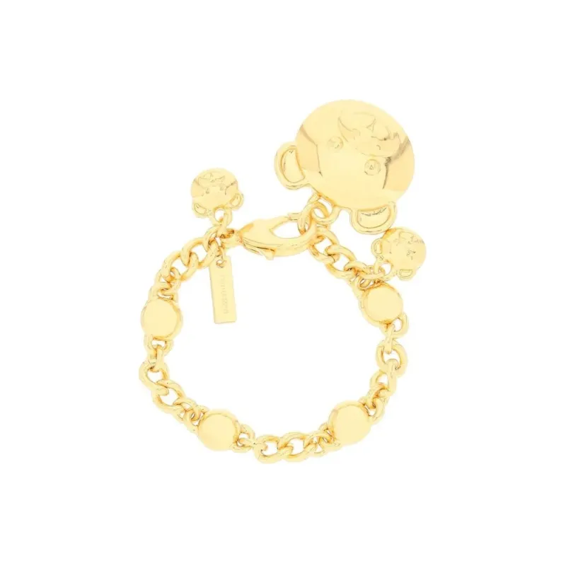 MOSCHINO Teddy Bear Chained Bracelet-0