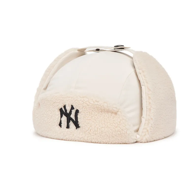 MLB Polyester Trapper Hats Kids' Beige-1